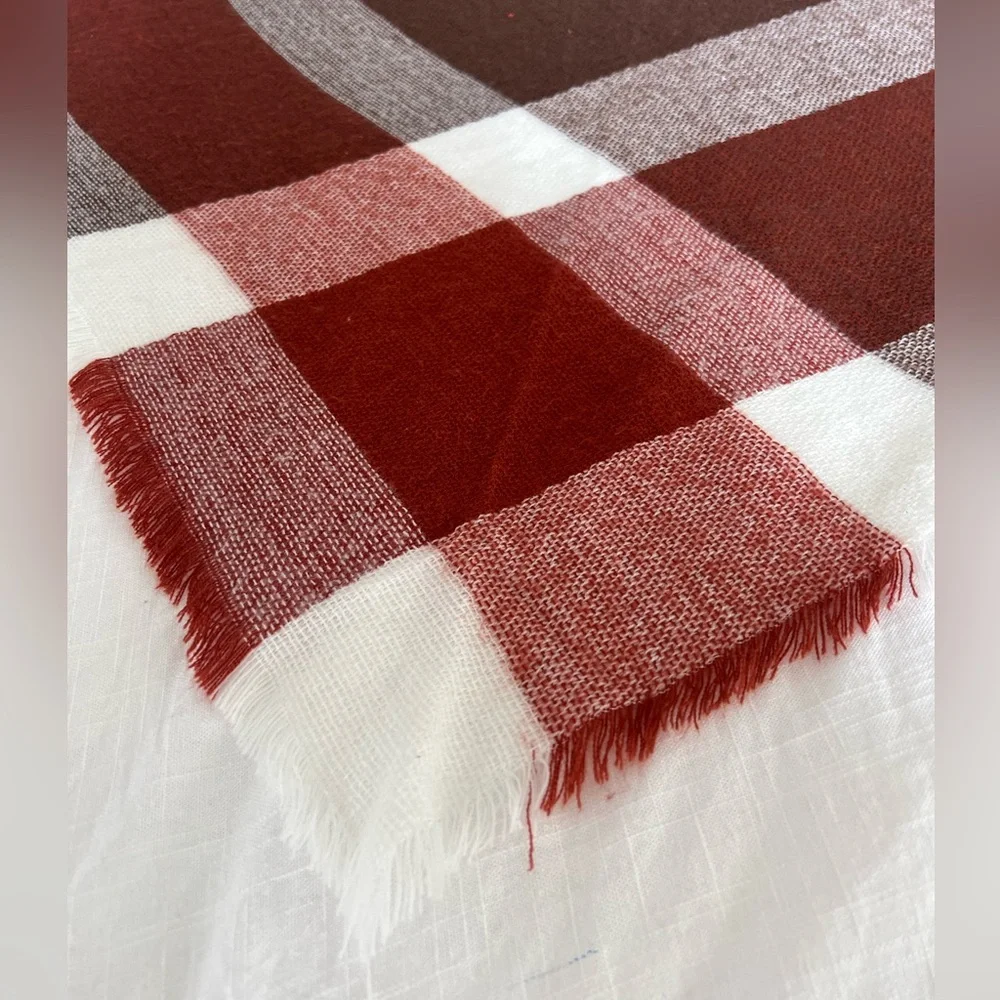 Bess Bridal Women's Plaid Blanket‎ Winter Scarf Tartan Wrap Oversized Shawl Cape